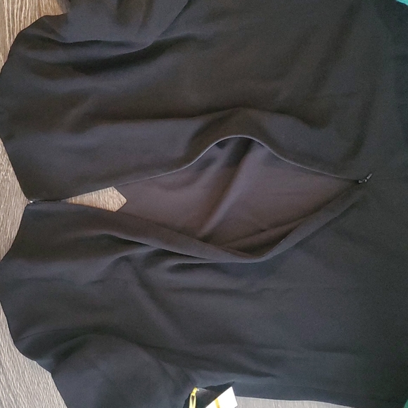 🖤 Cute CeCe Bow Sleeve Black Dress - New with Tags 16W - Picture 12 of 13